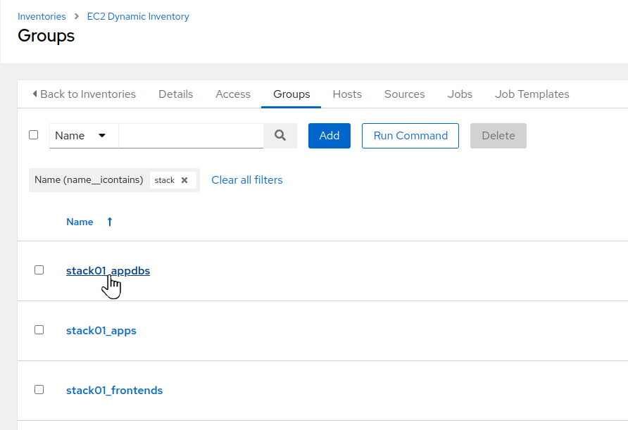 Controller inventories group